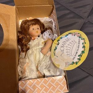 Crowne Collectors Doll-NIB-Closetclear out!